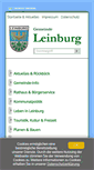 Mobile Screenshot of leinburg.de